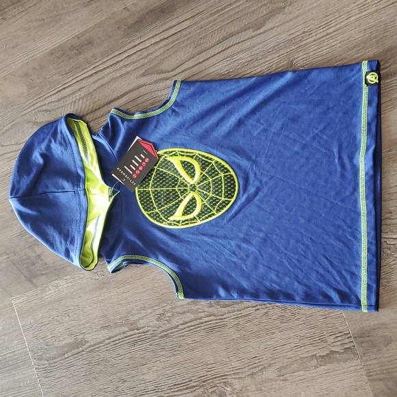 Marvel Spiderman Shirt with Matching All Star Shorts Size 6 - Picture 2 of 11